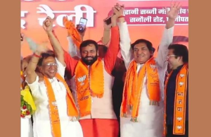 Nayab Singh Saini ने पानीपत की धरती से Hooda पर साधा निशाना, बोले- Hooda के 10 साल पर मेरे 56 दिन भारी