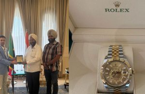 Gurdip Dev Bath ने अपने ठेकेदार Harjinder Singh Rupra को भेट की 1 करोड़ की रोलेक्स घड़ी