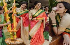 शुरू हुई Sobhita Dhulipalaऔर Naga Chaitanya की शादी की रस्में, एक्ट्रेस ने शेयर की खूबसूरत तस्वीरें