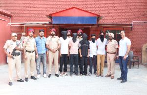 Jalandhar Commissionerate Police की बड़ी कार्रवाईः बंबीहा-कौशल गैंग के मुख्य 5 सदस्य काबू, अवैध हथियार बरामद