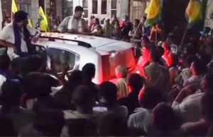 Uchana में रोड शो के दौरान Dushyant Chautala के काफिले पर हमला, अज्ञात लोगों ने वाहन पर फेंके पत्थर; मामला दर्ज