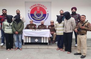 Jalandhar Commissionerate Police ने 2 लाख की नकदी और वाहन के साथ 4 लोगों को किया गिरफ्तार