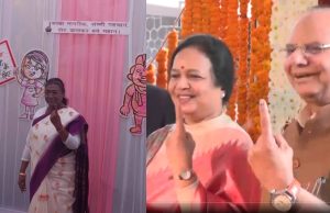 Delhi Elections 2025 Voting : मतदान केंद्र पहुंचे ये VVIP, जानें किसने कहां डाला वोट