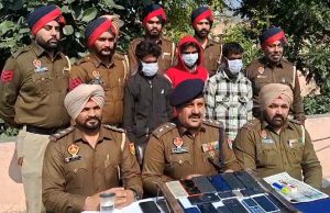 लुधियाना पुलिस ने लूटपाट करने वाले गिरोह के 5 आरोपियों को किया गिरफ्तार, घातक हथियार भी बरामद
