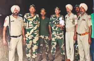 Punjab Border पर दो पिस्तौल सहित दो तस्कर गिरफ्तार, अन्य घटना में संयुक्त रूप से एक ड्रोन बरामद