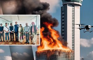 Indian सांसदों की फ्लाइट लैंड होने से पहले ही मॉस्को एयरपोर्ट पर Drone attack