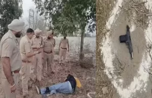 Jalandhar Police और गैंगस्टर के बीच मुठभेड़, आरोपी के पैर में लगी गोली
