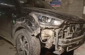 Creta Car में सवार गैंगस्टरों ने सड़क पर मचाया आतंक, पुलिस पर की फायरिंग
