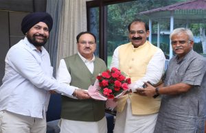 BJP के राष्ट्रीय अध्यक्ष JP Nadda से मिले संगठन मंत्री श्रीनिवासुलु, पार्टी संगठन को लेकर हुई अहम चर्चा
