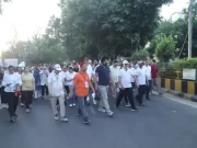 Jalandhar में ‘युद्ध नशे के विरुद्ध’ वॉकथॉन निकाली:स्टूडेंट्स ने स्वस्थ जीवन जीने का दिया संदेश