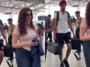 Airport पर खाली हाथ चली गर्लफ्रेंड, तीन बैग उठाकर पीछे-पीछे चलते दिखे अर्शदीप, सोशल मीडिया पर छिड़ी बहस