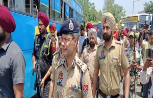 Jalandhar में PM मोदी के दौरे से पहले अलर्ट:कैंट रेलवे स्टेशन पर पुलिस का पहरा, खुद जायजा लेने पहुंचे DGP