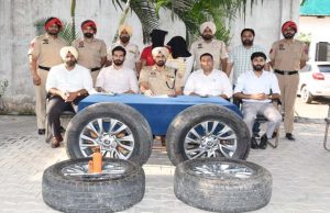 लुधियाना में Fortuner के टायर चोरी करने वाले गिरोह का खुलासा, दो आरोपी गिरफ्तार