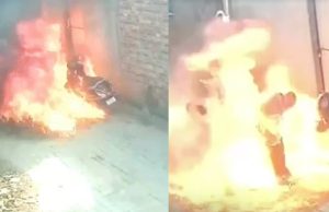 Punjab में बड़ी वारदात: साले ने पेट्रोल डालकर जीजे को लगाई आग