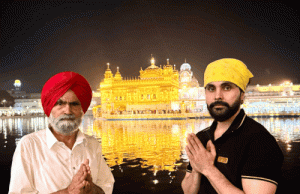 शहनाज गिल और जय रंधावा पहुंचे गोल्डन टेंपल:गुरु घर में नतमस्तक हुए; इश्कनामा की सफलता के लिए वाहेगुरु का किया शुकराना