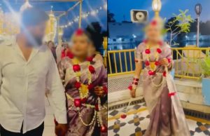 Amritsar के दुर्ग्याणा मंदिर में युवती ने रील बनाई:बैकग्राउंड में चूड़ी मजा ना देगी..गाना लगाया; अशनील महाराज ने जताया ऐतराज