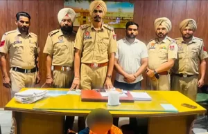 Amritsar में अफीम समेत युवक गिरफ्तार:पुलिस को देखकर रास्ता बदला, तलाशी में मिला नशा; नेटवर्क खंगाला जा रहा