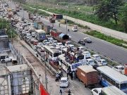 Ludhiana में बाजार बंद कराने पहुंचे प्रदर्शनकारी:Jalandhar Bypass Chowk पर दिल्ली-अमृतसर नेशनल हाईवे जा