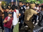 Chandigarh University में मचा बवाल:आधी रात को भिड़े स्टूडेंट्स, गाली-गलौज के बाद हाथापाई, 2 छात्र घायल; पुलिस फोर्स पहुंची