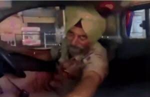 Jalandhar में पुलिसकर्मियों ने कई गाड़ियों को टक्कर मारी:लोगों ने घेरा वाहन, बोले- नशे में थे, गाड़ी भी नियंत्रित नहीं हो रही थी